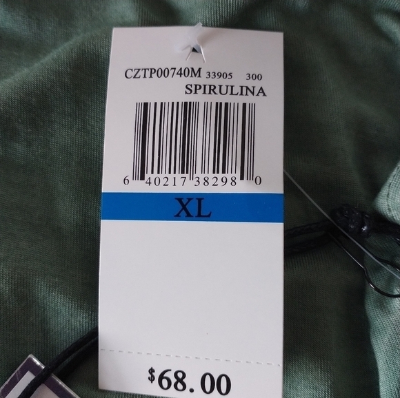 Cable & Gauge Sport Spirulina Stretchy Top XL - Picture 5 of 11